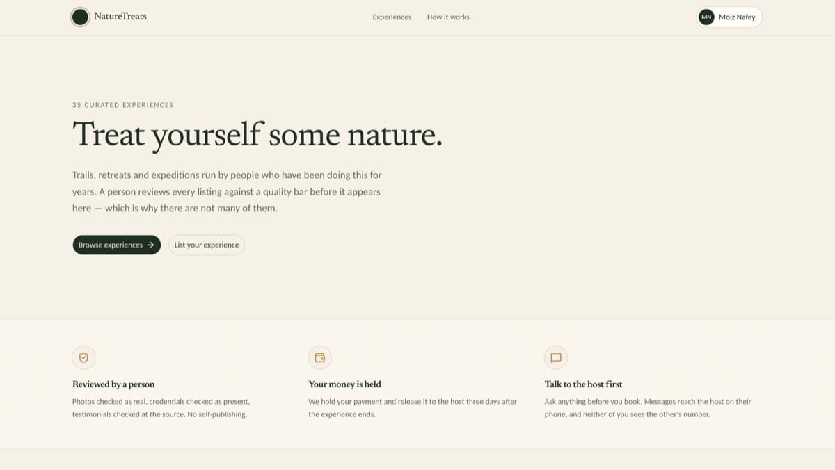 NatureTreats screenshot 1