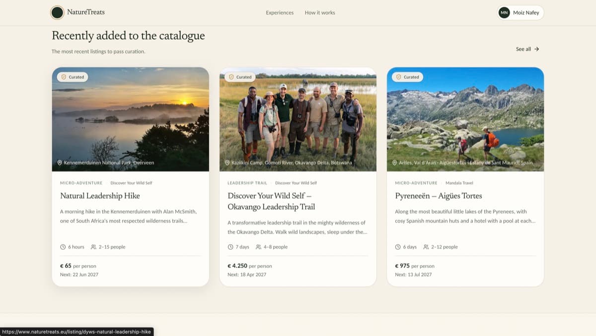 NatureTreats screenshot 2