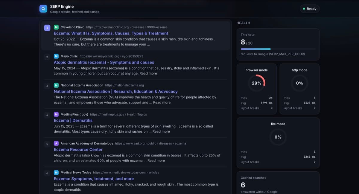 SERP Engine screenshot 2
